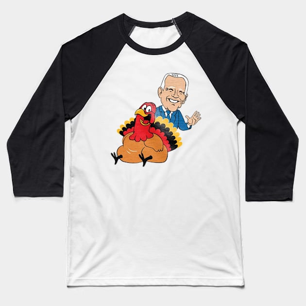 Joe Biden Thanksgiving Baseball T-Shirt by Fanu2612